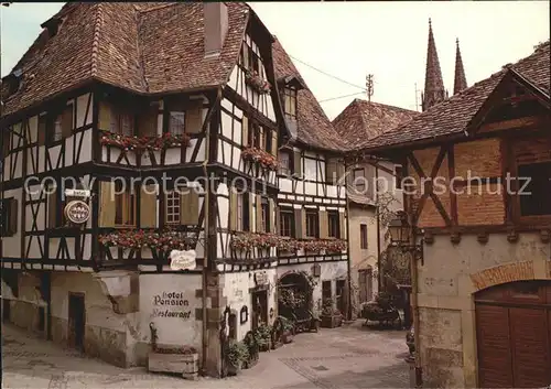 Obernai Bas Rhin Hotel Restaurant Zum Schnockeloch Kat. Obernai