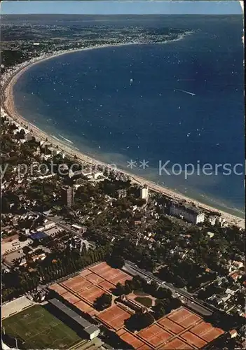 Pornichet La Baie de La Boule et la Pointe de Pornichet Tennis Club Hippique Hermitage vue aerienne Kat. Pornichet