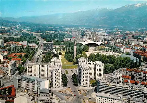 Grenoble Fliegeraufnahme Parc Paul Mistral Boulevard Jean Pain Kat. Grenoble