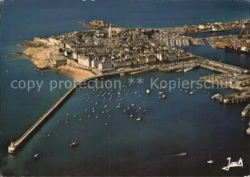 Saint Malo Ille et Vilaine Bretagne Fliegeraufnahme Altsatdt  Kat. Saint Malo