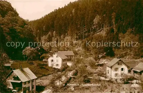 Hohwald Bad Sperberbaechel Kat. Le Hohwald