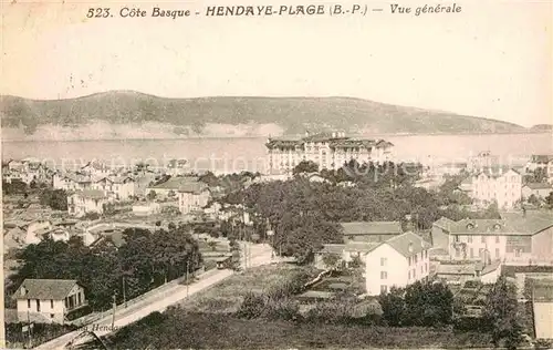 Hendaye Pyrenees Atlantiques Panorama Kat. Hendaye