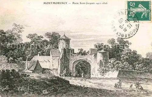 Montmorency Porte Saint Jacques Kat. Montmorency