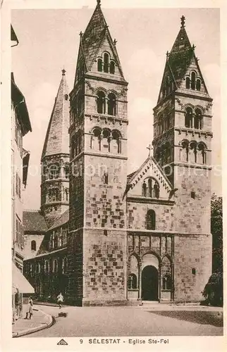 Selestat Bas Rhin Elsass Kirche Sankt Foi Kat. Selestat