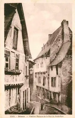 Dinan Vieilles Maisons de la Rue du Petit Port Kat. Dinan