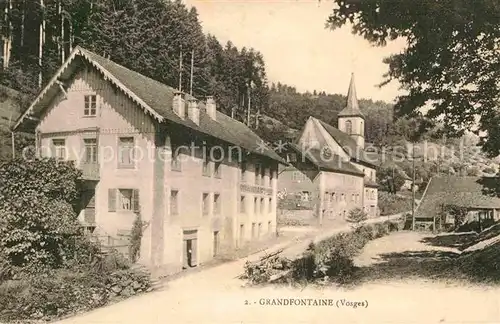 Grandfontaine Molsheim Teilansicht mit Kirche Kat. Grandfontaine