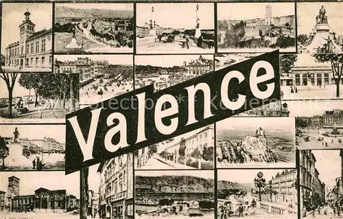 Valence Drome Stadtansichten  Kat. Valence