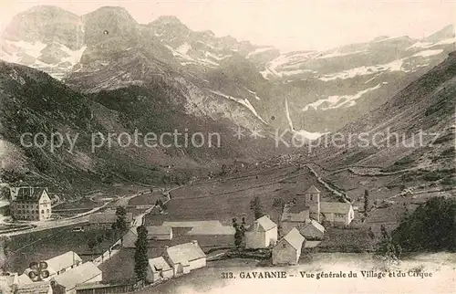 Gavarnie Hautes Pyrenees Panorama Kat. Gavarnie