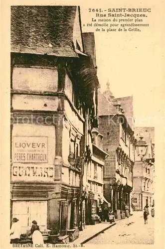 Saint Brieuc Cotes d Armor Rue Saint Jacues Kat. Saint Brieuc