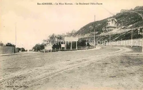 Sainte Adresse Le Boulevard Felix Faure Kat. Sainte Adresse