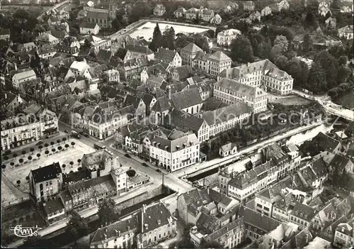 Saverne Bas Rhin Alsace Vue aerienne Centre de la Ville Canal Quai des Ecoles Kat. Saverne