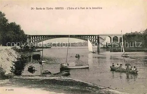 Nantes Loire Atlantique Borde Erre Pont de la Jonneliere Kat. Nantes