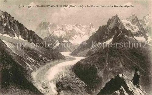 Chamonix Mer de Glace Grande Aiguilles Kat. Chamonix Mont Blanc