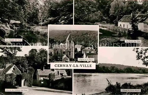 Cernay la Ville Cascade des Vaux Moulin des Vaux Abbayee Vaux Kat. Cernay la Ville