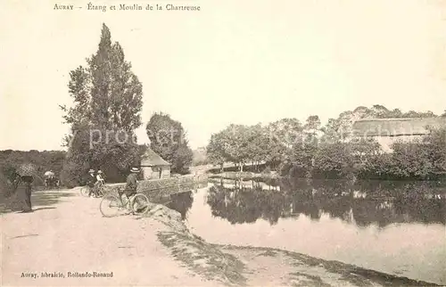 Auray Etang Moulin de la Chartreuse Kat. Auray