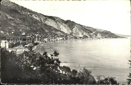 Menton Alpes Maritimes Vue generale de la Frontiere Kat. Menton