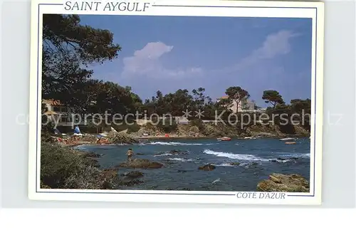 Saint Aygulf Var La plage du Pebrier Kat. Frejus
