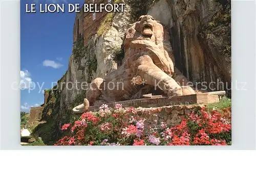 Belfort Alsace der Loewe Kat. Belfort