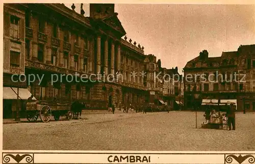 Cambrai Marktplatz Kat. Cambrai