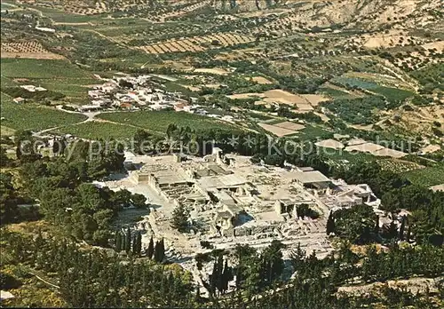 Cnossos Cnosse Kreta Fliegeraufnahme Palast Kat. Griechenland