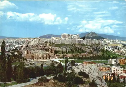 Athens Athen Teilansicht mit Akropolis Kat. Griechenland