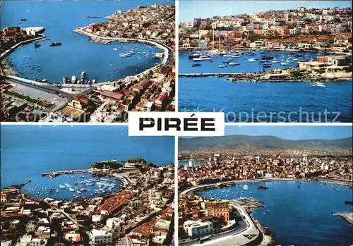 Pireus Griechenland Hafen Fliegeraufnahme Kat. 
