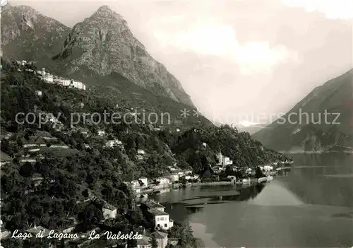 Valsolda Como Lombardei Lago di Lugano Alpi Luganer See Alpen Kat. Valsolda