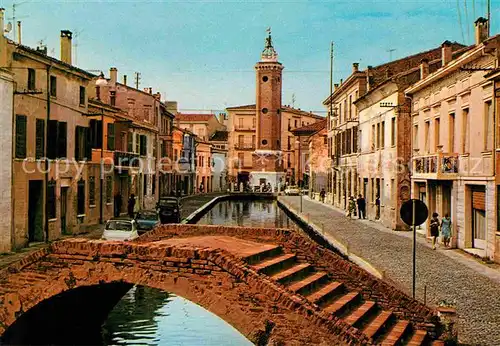 Comacchio Via Cavour e Ponte di Pasqualone Kat. Ferrara