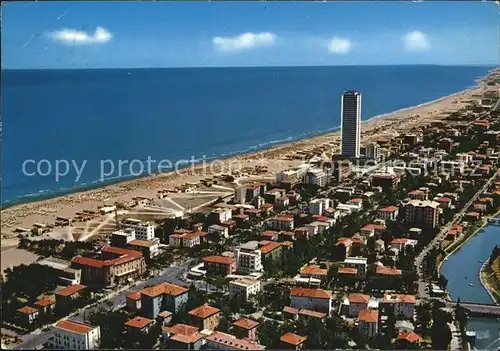 Cesenatico Strand Fliegeraufnahme Kat. Italien