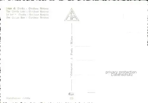 Lago di Garda Panorama Kat. Italien