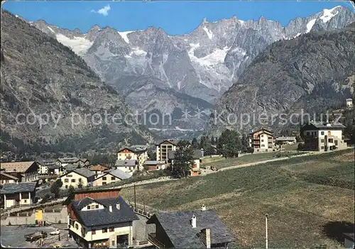 Courmayeur Aosta mit Montblanc Kette Kat. Aosta