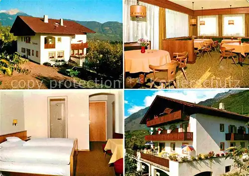 Algund Merano Bucherhof Hotel Pension Kat. Italien