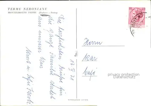 Montegrotto Terme Terme Neroniane Kat. 