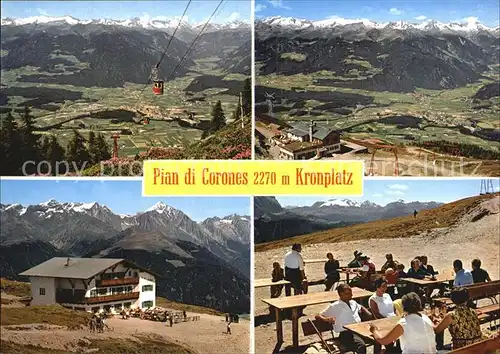 Bruneck Pian di Corones Kronplatz Seilbahn Kat. Pustertal