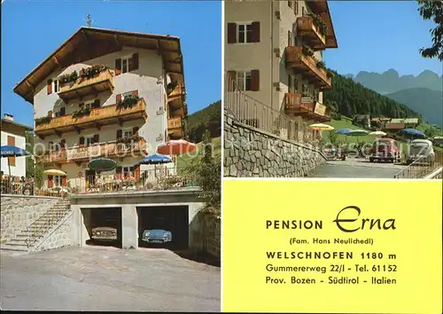 Welschnofen Suedtirol Pension Erna Kat. Nova Levante