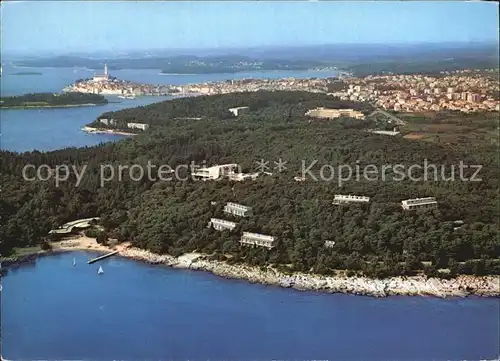 Rovinj Istrien Fliegeraufnahme Kat. Hrvatska