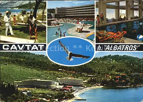 Cavtat Dalmatien Hotel Albatros Gesamtansicht Pool Minigolf Kat. Kroatien