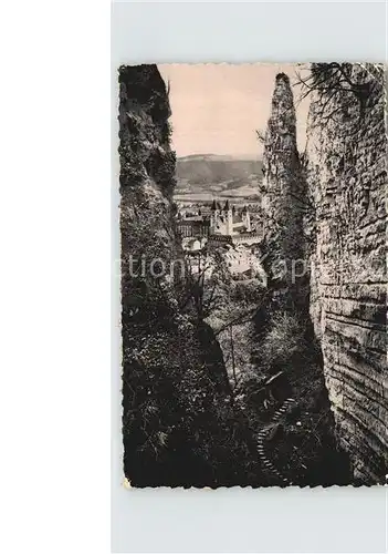 Echternach Teilansicht  Kat. Luxemburg