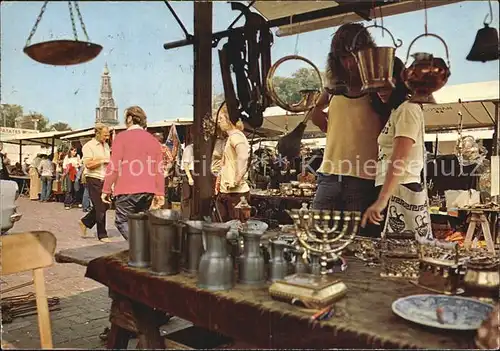 Amsterdam Niederlande Flohmarkt Kat. Amsterdam