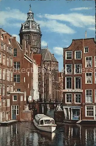 Amsterdam Niederlande Altstadt Kleiner Kolk Kat. Amsterdam