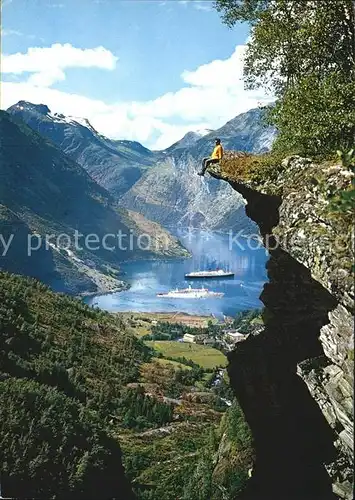 Geiranger Flydalsjuvet Kat. Norwegen