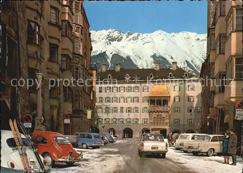 Innsbruck Herzog Friedrich Str mit Goldenem Dachl Kat. Innsbruck