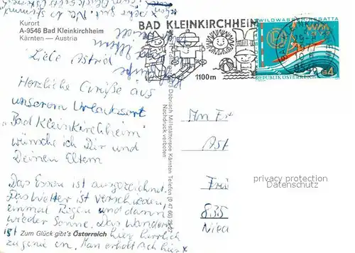 Bad Kleinkirchheim Kaernten Fliegeraufnahme Kat. Bad Kleinkirchheim