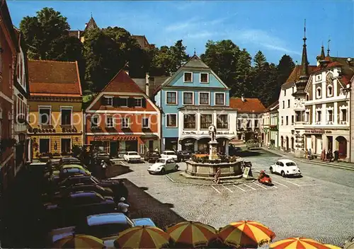 Grein Donau Oberoesterreich Dorfplatz Kat. Grein