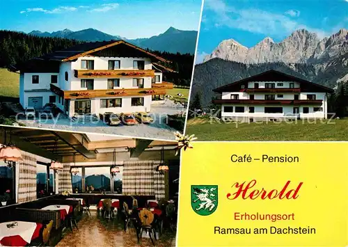 Ramsau Dachstein Steiermark Cafe Pension Herold Kat. Ramsau am Dachstein