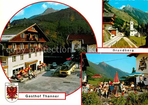 Brandberg Tirol Gasthof Thanner Kat. Brandberg