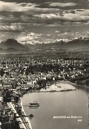 Bregenz Vorarlberg Fliegeraufnahme Kat. Bregenz