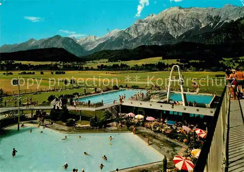 Tirol Region Alpenbad Wattens mit Bettelwurf Kat. Innsbruck