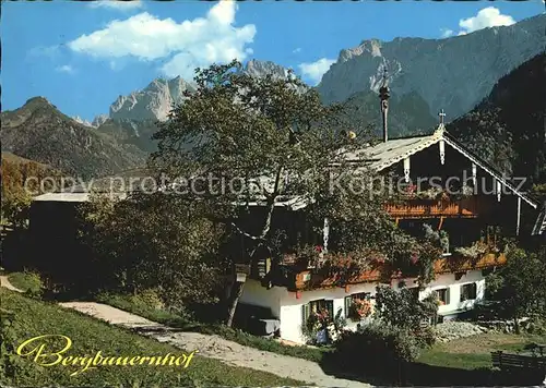 Kirchberg Tirol Bergbauernhof Hinterkaiserhof im Kaisertal Kat. Kirchberg in Tirol
