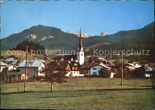 Abtenau Ortspartie gegen Bischofsmuetze Kat. Abtenau